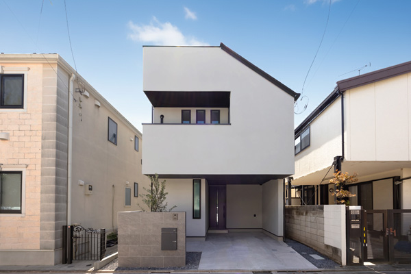 ［東京都大田区］屋上のある、都市型ミニマルデザインの家